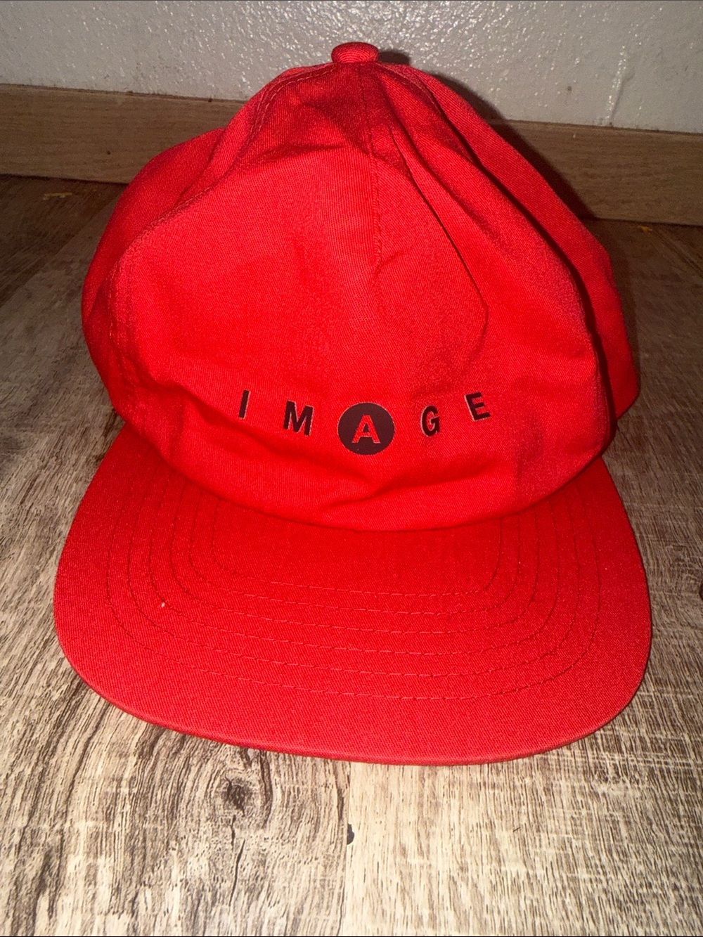 Red Cotton Baseball Cap - Men’s Casual Hat